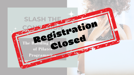 Th Building Blocks of Programming workshop for Pilates teachers - Registration is now closed